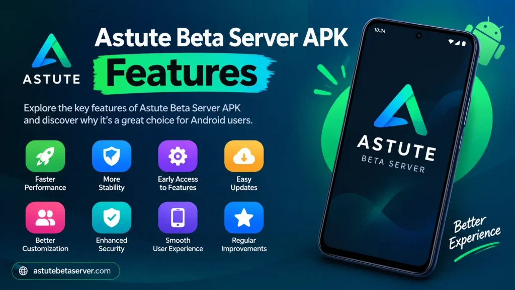 Astute Beta Server APK Features